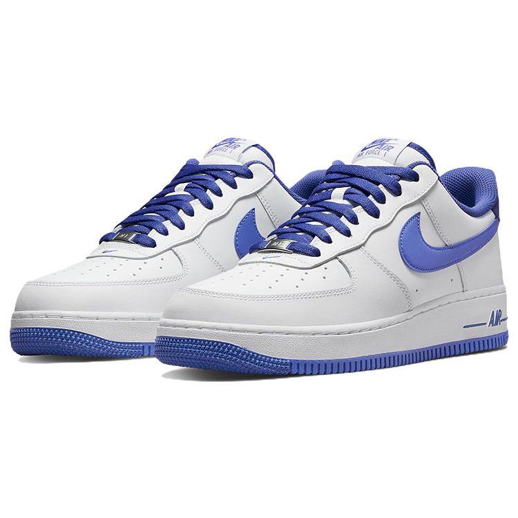 Nike Air Force 1 07 Weiß Mittelblau Herren Sneaker DH7561-104