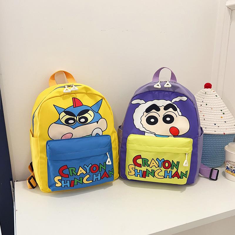 Uroczy plecak Crayon Shin-chan dla dziewczynek - Codzienny, Wszechstronny, Duża pojemność Tornister