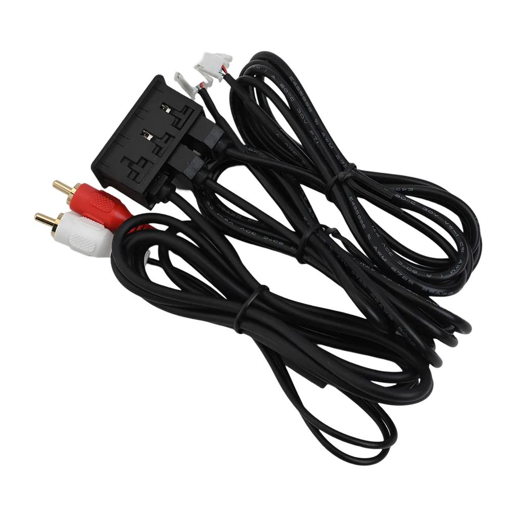 Araç Gösterge Paneli Çift USB+AUX Portlu Panel Arayüz Uzatıcı 145cm Kablo Adaptörü Android Navigasyon için RCA Ses Girişi İçin