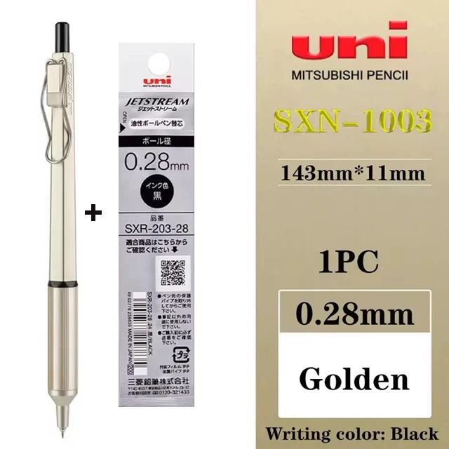 Uni Jetstream Business Pens 0.28/0.38mm Super Fine Nib Quick-drying Non-inking Oil Ballpoint Pen Anti-roll Rod Write Accessories