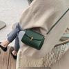 New Bag Shoulder Messenger Bag Women's Niche Design Leather Small Square Bag Fashionable and Simple Autumn Small Bag