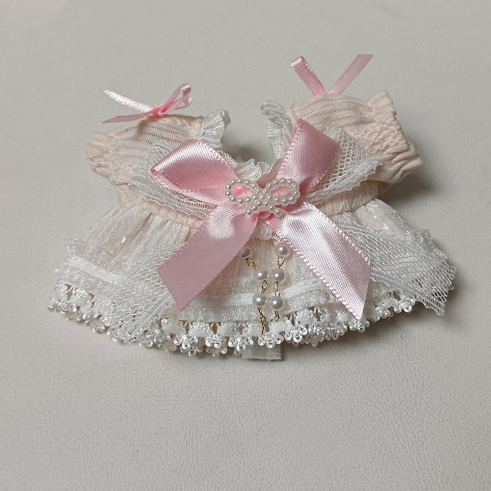 Gestreifte Mütze 10cm Baumwollpuppenkleidung Anzug Puppen Anziehset Puppenkleidung Outfit Kindergeschenk