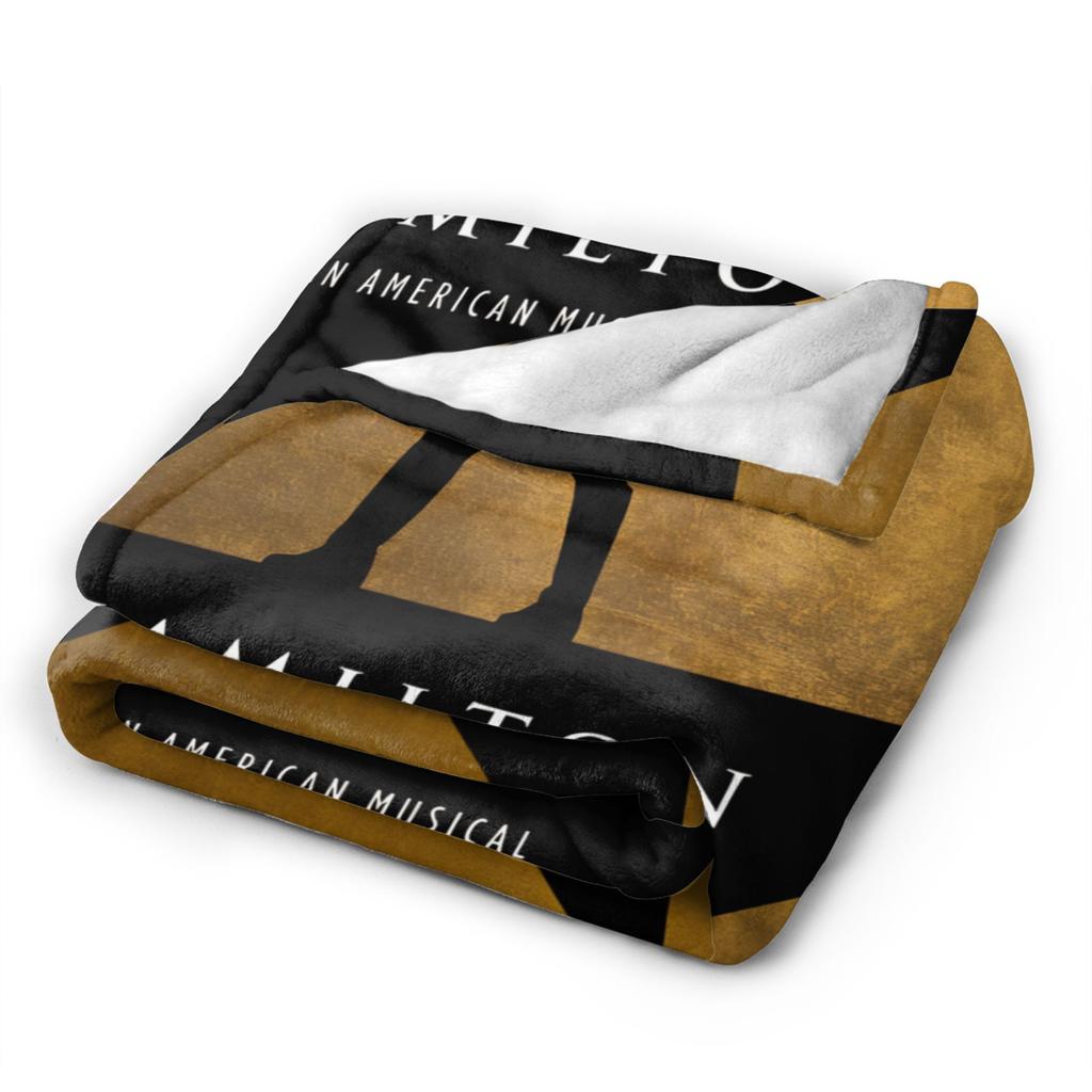 Hamiltons the Musical Blanket Quality Warm Soft Bedding Throws Winter Picnic Couch Chair Funny Bedspread