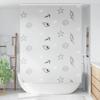 VidaXL Roller Blind Shower Curtain with Cassette Fabric Width 146 Cm, Shower Blind, Roller Blind Curtain 4015017