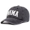 Washed Cotton MAMA MINI Embroidery Caps Vintage Baseball Cap Fashion Sport Visors Cap