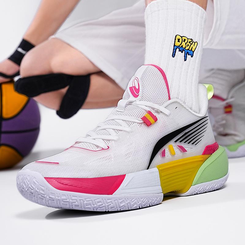 New light speed 2 actual combat mesh basketball shoes men's new sonic speed 2 cushioning and wear-resistant sound professional sports shoes