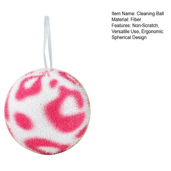 Temizleme Topu Yeniden Kullanılabilir Fiber Ovma Aparatı Çizmez Bulaşık Temizleme Topu Mutfak Banyo Muslukları Tezgahlar Leke Çıkarıcı