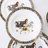 Piatto Cavallo Stile Mongolo Piatti Cena Cavallo in Ceramica Senza Scatola