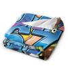 Popular 67 Brainrot Italian Meme Funny Blanket Warm Soft Flannel Throw For Sofa Office Travel Men Women Multi Sizes