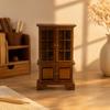 Miniature Furniture Detailed 1:12 Scale Wooden Dollhouse Display Cabinet Decorative for Pretend Play