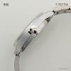 CREPHA Analog Japanese Expandable Easy To Put On and Take 3 ATM Water Calendar Function of the Simple and Easy To Stainless Steel 14mm Band Suitable