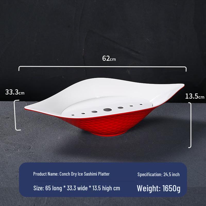 Japanese Style Melamine Sashimi Plate