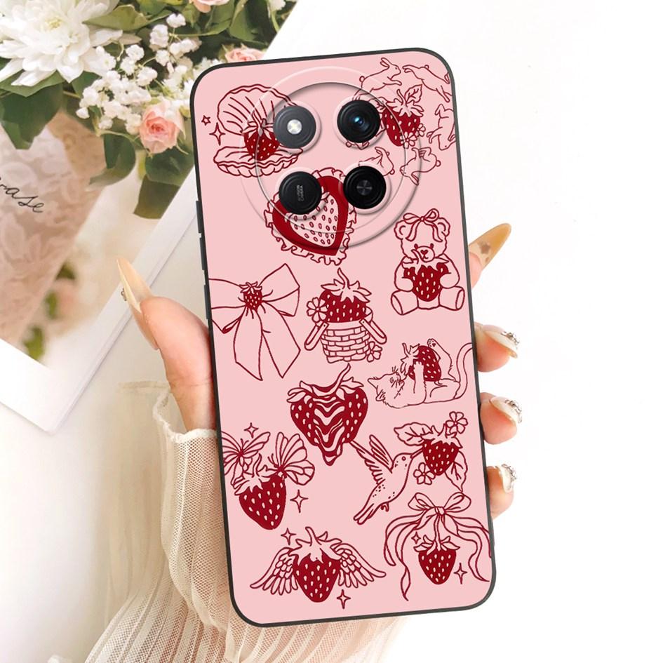 For Honor Magic 7 Lite Case BRP-NX1 Luxury Daisy Painted Soft Silicone Cover For Honor X9c Smart Bumper HonorX9c X 9c Phone Case