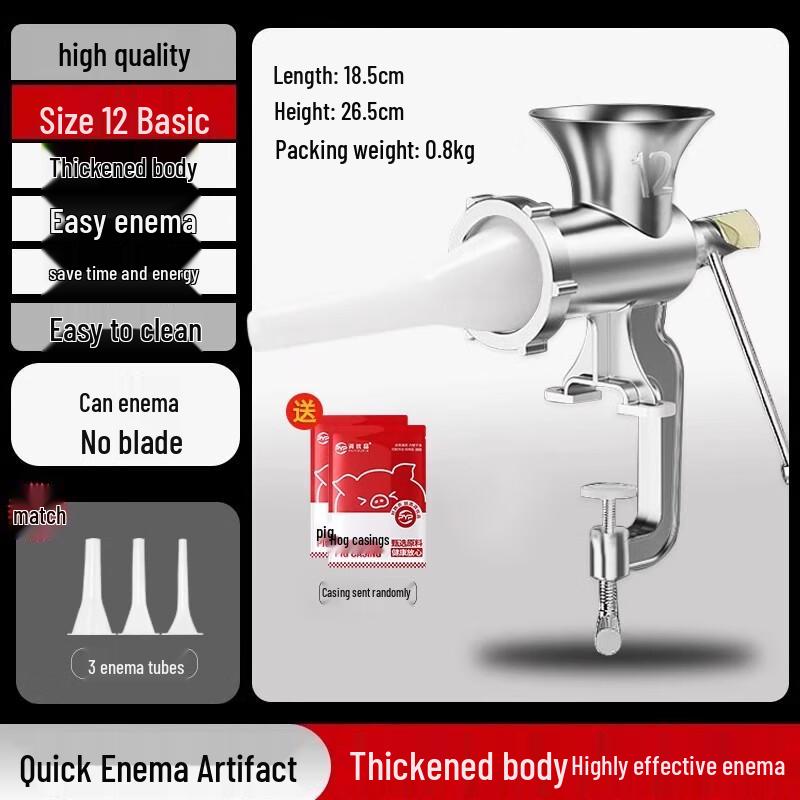 

Zhaoran Manual Home Sausage Stuffer