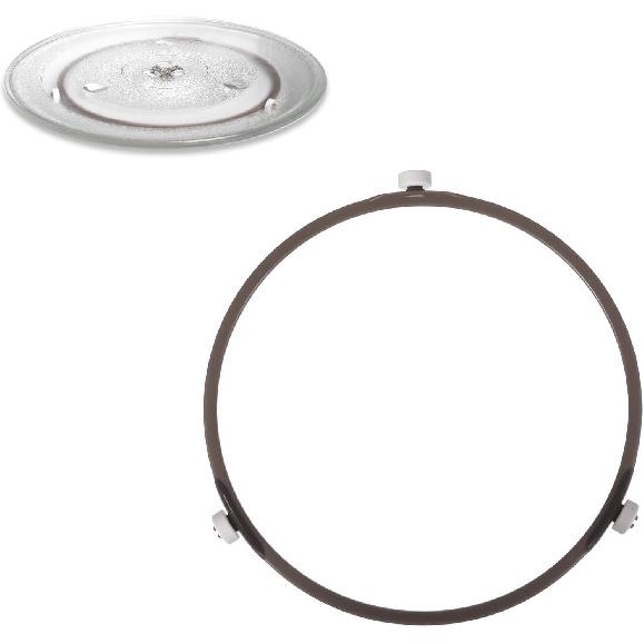 Microwave Turntable Ring 7in Microwave Parts Replacement Microwaves Rotating Ring Accessories for 9.65-10.63in Glass Plates Microwaves Glass
