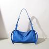 Korean-style Shoulder Bag Made of Top-layer Cowhide Leather, Versatile Crossbody Bag, Pillow Bag, High-end Underarm Bag