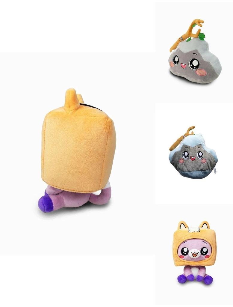 Lankybox Plush Toys Boxy Foxy Rocky Soft Stuffed Dolls Perfect For Kids!