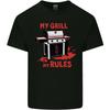 My Grill My Rules Funny BBQ Mens Light Cotton T-Shirt Unisex T-Shirt