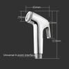 Dual Control Double Handle Stainless Steel Faucet 1 in 2 out Handheld Bidet Toilet Water Sprayer - Bathroom Accessory