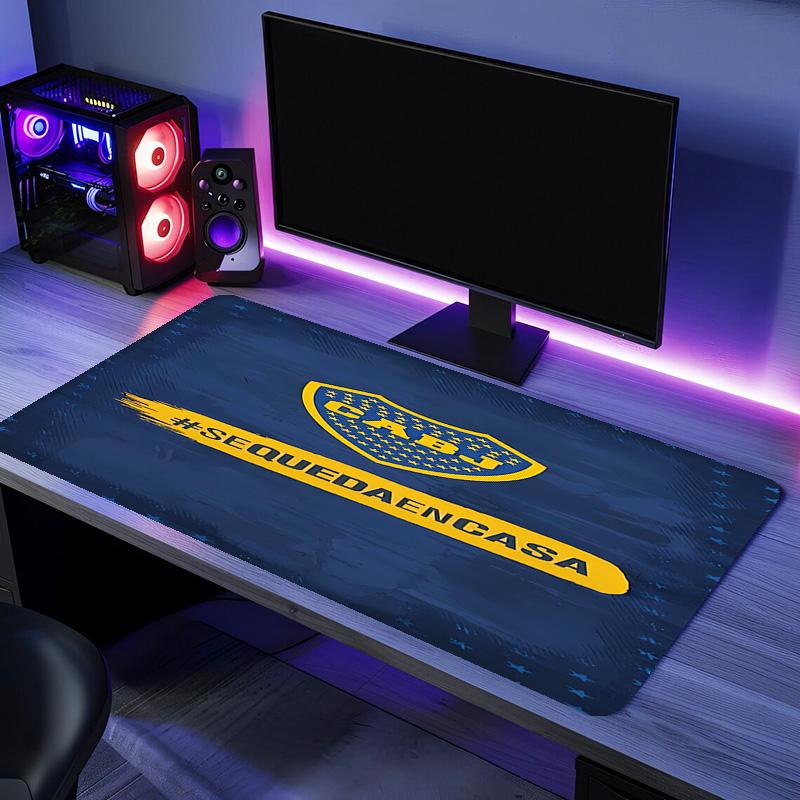 Club Atlético Boca Juniors Mouse Pad - Non-Slip Rubber Base, Smooth Surface for Work,Gaming,Office,And Home Use, Desk Mouse Pad