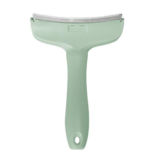 V-Tooth Deshedding Comb Pet Hair Removal Grooming Brush 1mm Teeth Shedding Comb with Ergonomic Handle for Dogs Cats
