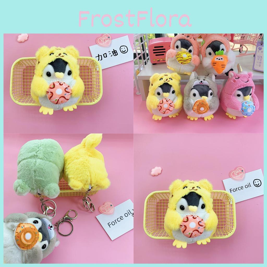 Kawaii Plush Penguin Hanging Ornament 10-15cm Animal Keychain For Car Dcor