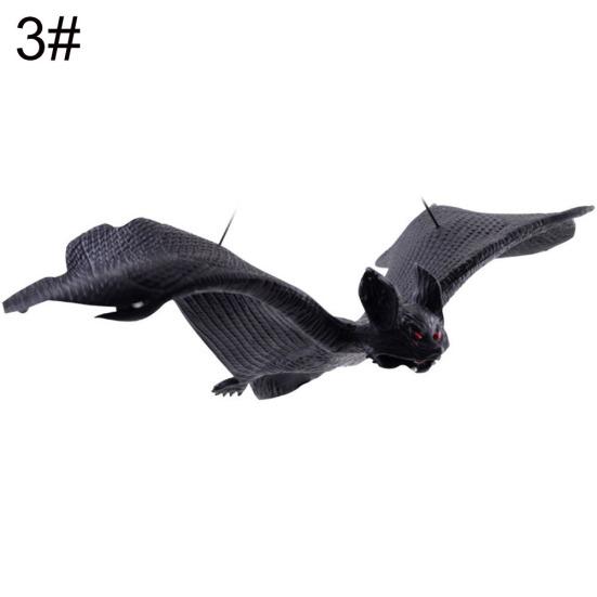 Halloween Artificial Funny Pendant Simulation Bat Haunted House Party Trick Toy