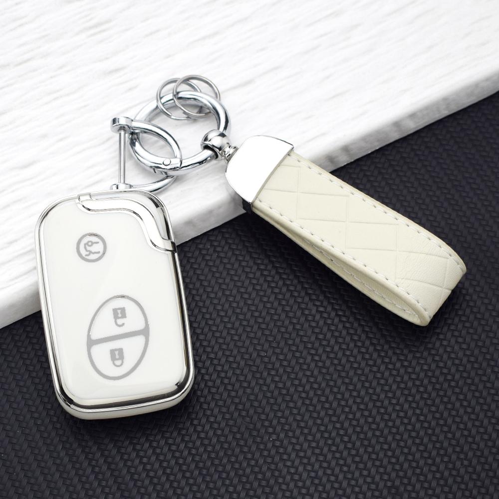 3 Buttons TPU Smart Remote Key Fob Case for Lexus IS250 CT200 CT200h RX270 RX350 RX450 Car Key Cover Holder Keychain Accessories