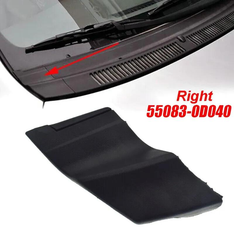 Cowl Cover Trim Windshield Wiper 1pc 55083-0D040 Black Front For Yaris 4-Door 2006-2010 High Quality Practical