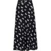 2026 Spring Bow Print A-Line Midi Skirt