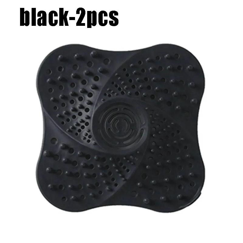 5PC Anti-Blocking Shower Hair Filter Stopper Strainer Kitchen Sink & Bathroom Floor Drain Cover Hair Catcher Deodorant Trap Plug