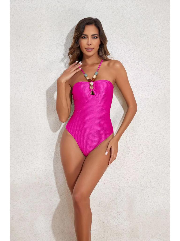 2024 Women's One-Piece Swimsuit: Slimming, Sexy, Sun Protection, Belly Covering, Gauze Skirt Bikini Set