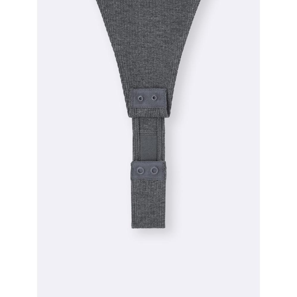 Gu By Uniqlo Warm Rib Bodysuit  Short Sleeve 