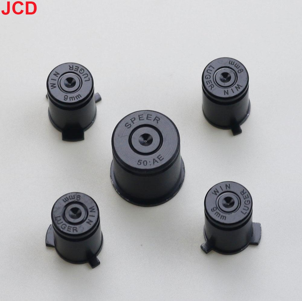 JCD 1Set For Xbox 360 Controller Buttons Aluminium Alloy Metal ABXY Bullet Button Cap Gamepad Replacement Accessories