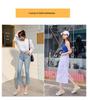 Women's 2025 Leather Flat Sandals - Soft Sole, Casual Style, Round Toe, Color Block for Beach & Pregnancy