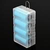 Small Battery Holder 16340/CR123/CR2 Batteries Organizers, Sealed Waterproof Holder Prevents Dust and Moisture