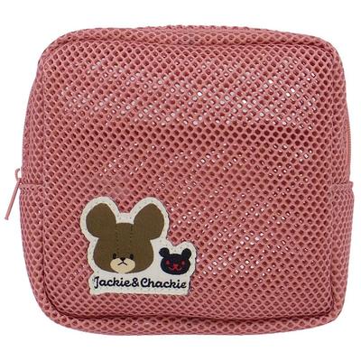 Nakajima Corporation The Bear School Mesh Square Pouch 211361-25 H13 X W13 X D5cm
