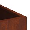 Garden Planter Weatherproof Steel 32 X 32 X 40 Cm