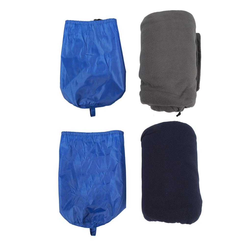 Fleece Sleeping Bag Liner Hygienic Easy To Clean Thickened Foldable Multifunctional Fleece Sleeping Bag for Camping
