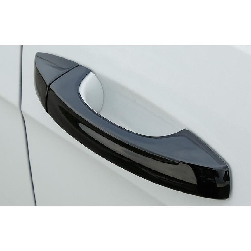 ABS Black Cover Trim For VW Golf MK7 MK7.5 Exterior Side Door Handle 2014-2019