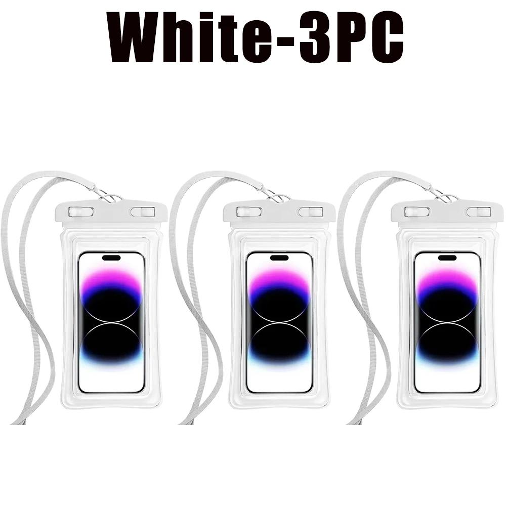 1-30PCS High Quality Universal Waterproof Smartphone Bag Phone Case Floating Waterproof Phone Pouch Bag for Diving Swimming