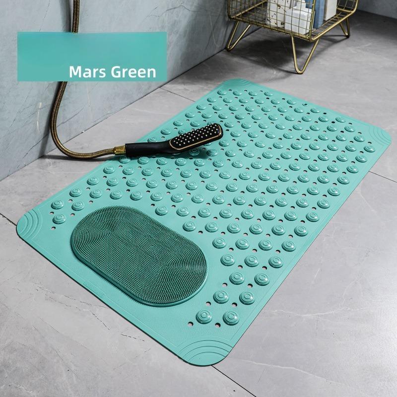 

Бытовой Нескользящий Коврик для Ванной Комнаты, Коврик для Туалета, Коврик для Пола в Ванной Комнате, Противоскользящий Коврик для Ванной, Массажный Коврик для Ванны 36*69cm зелёный