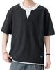 [Bligo] Summer Short-Sleeve Men's T-Shirt, V-Neck, Plus Sizes, Casual, Simple, Cooling, Popular, Stylish, Preppy, Sweat-Wicking, Lightweight, Breathab