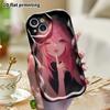 Phone Case: 2D flat, suitable for iPhone 18 17 16 15 14 13 12Pro protective case, pink long-haired fox-eared girl, perfect Christmas and Halloween hol