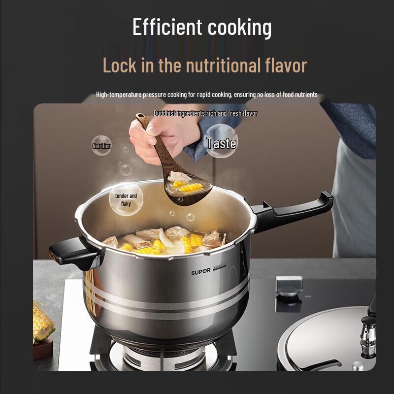 Supor 304 Stainless Steel Gas Pressure Cooker