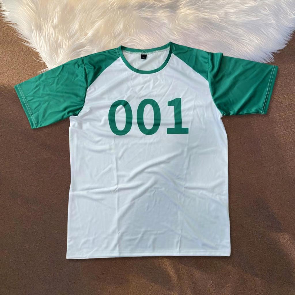 Yousheng 3 Pcs/Set Children Game Cosplay Outfit Casual Coat Top Pants Sports Suit Color Matching Sportswear Korean TV Series Wooden Man Costume