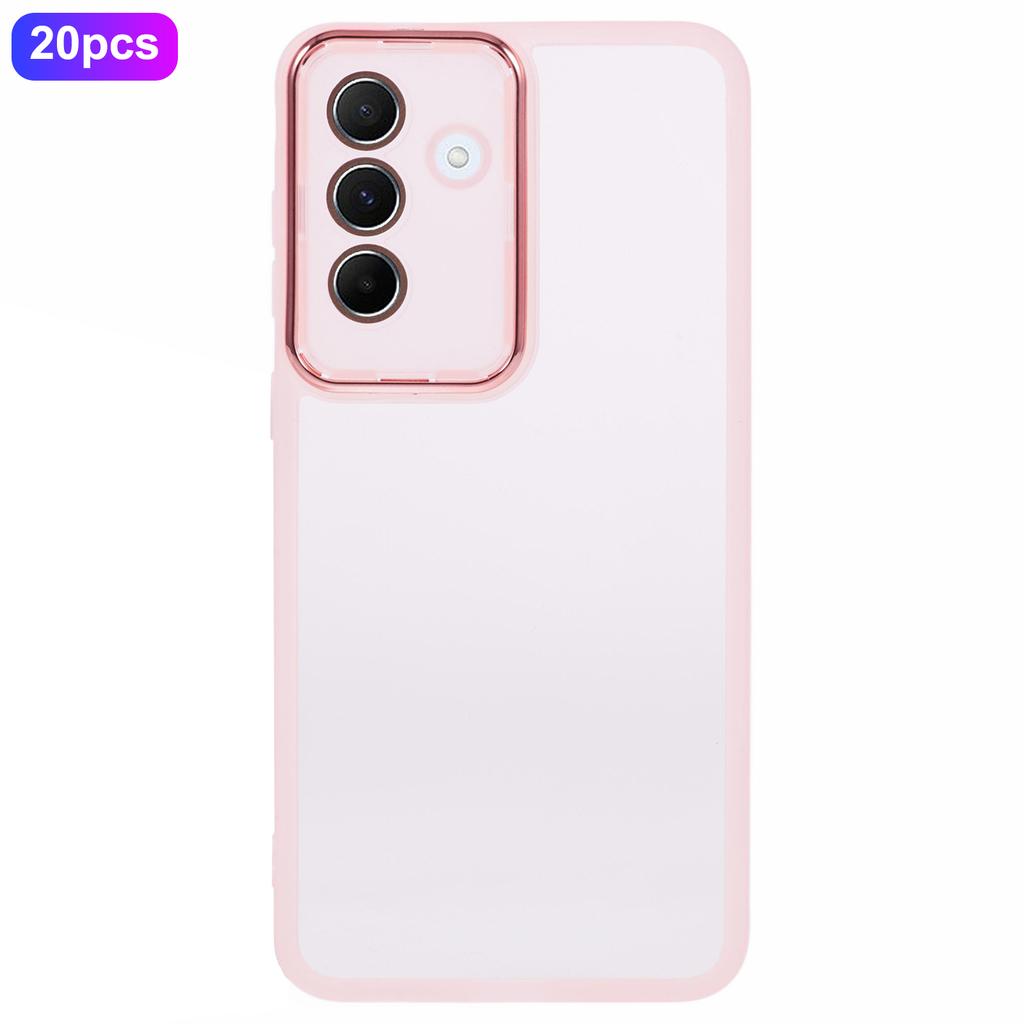 Bulk Purchasing 20Pcs For Samsung Galaxy A36 5G Case Electroplated Camera Frame TPU Phone Cover Precise Cutouts