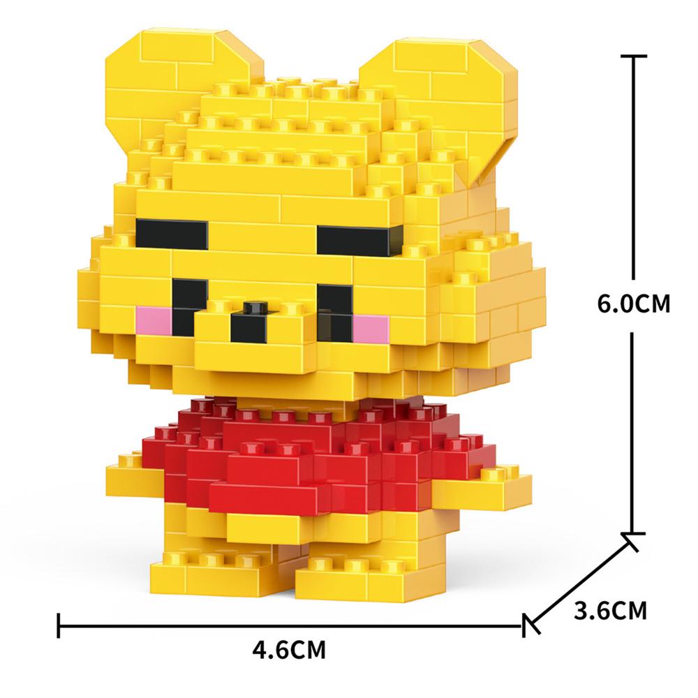 Cartoon Anime  Blocks Kuromi My Melody Cinnamoroll Mouse Building Blocks Doll Toy Kids Birthday Gift