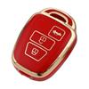 New 2/3/4 Butoons Car Key Case for Toyota/Corolla/Camry 2014 2015 Car Accessories Soft TPU Key Cover Shell Key Protector