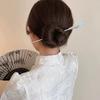 Ancient Style Metal Hair Stick For Women Elegant Hairpin For Wedding Party And Daily Use With Flower and Tassels Decors